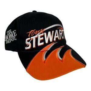 Vintage The Home Depot #20 Hat Tony Stewart Snapback Hat Shark Tooth NASCAR